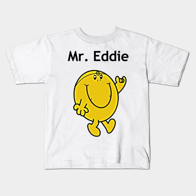 Mr Eddie smiling Kids T-Shirt by Kaijester